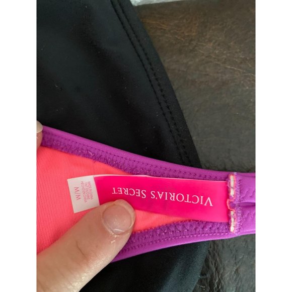 "2" VS padded strapless bikini tops Fushia and sea - Picture 3 of 4